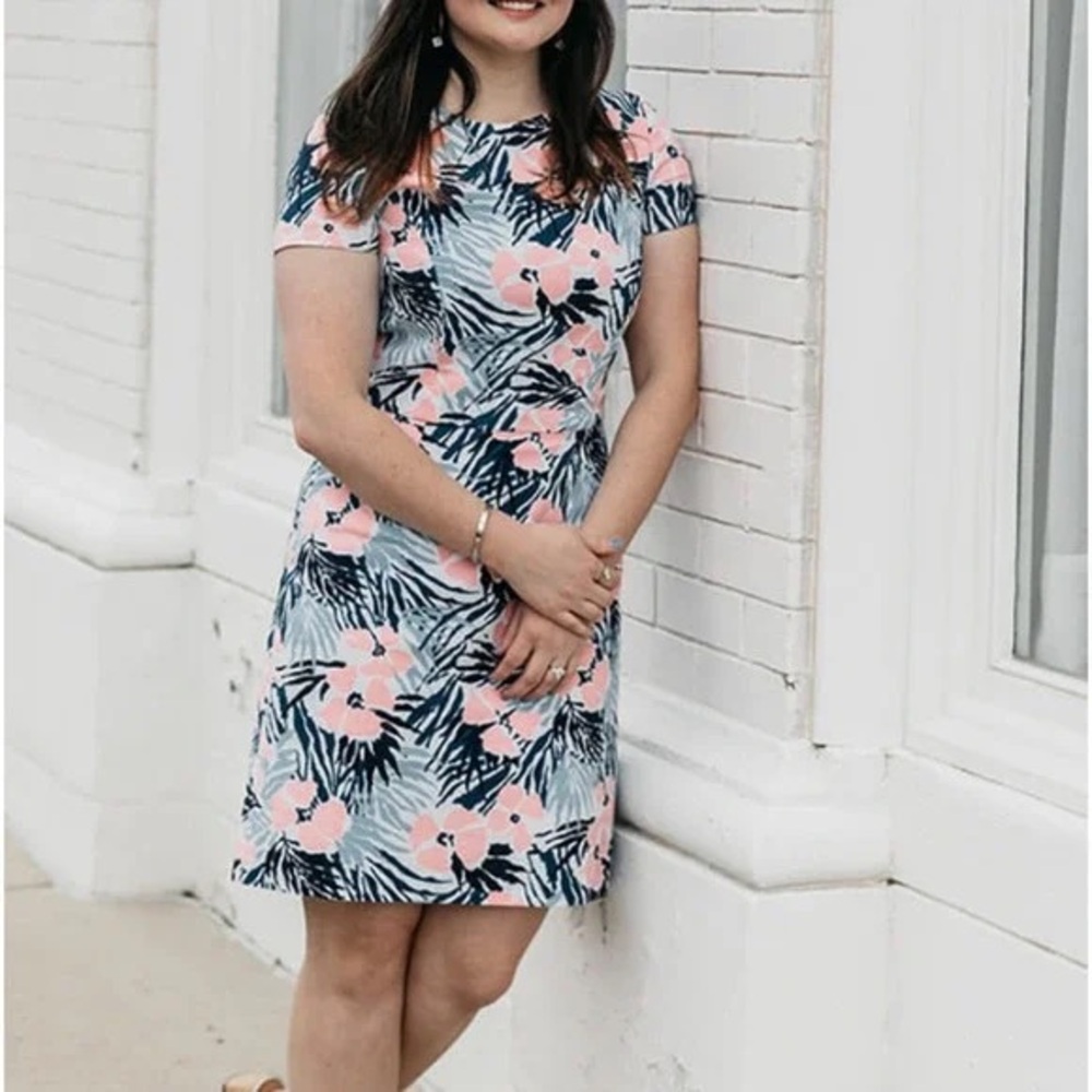 Brooks Brothers Floral Short Sleeve Dress size 4